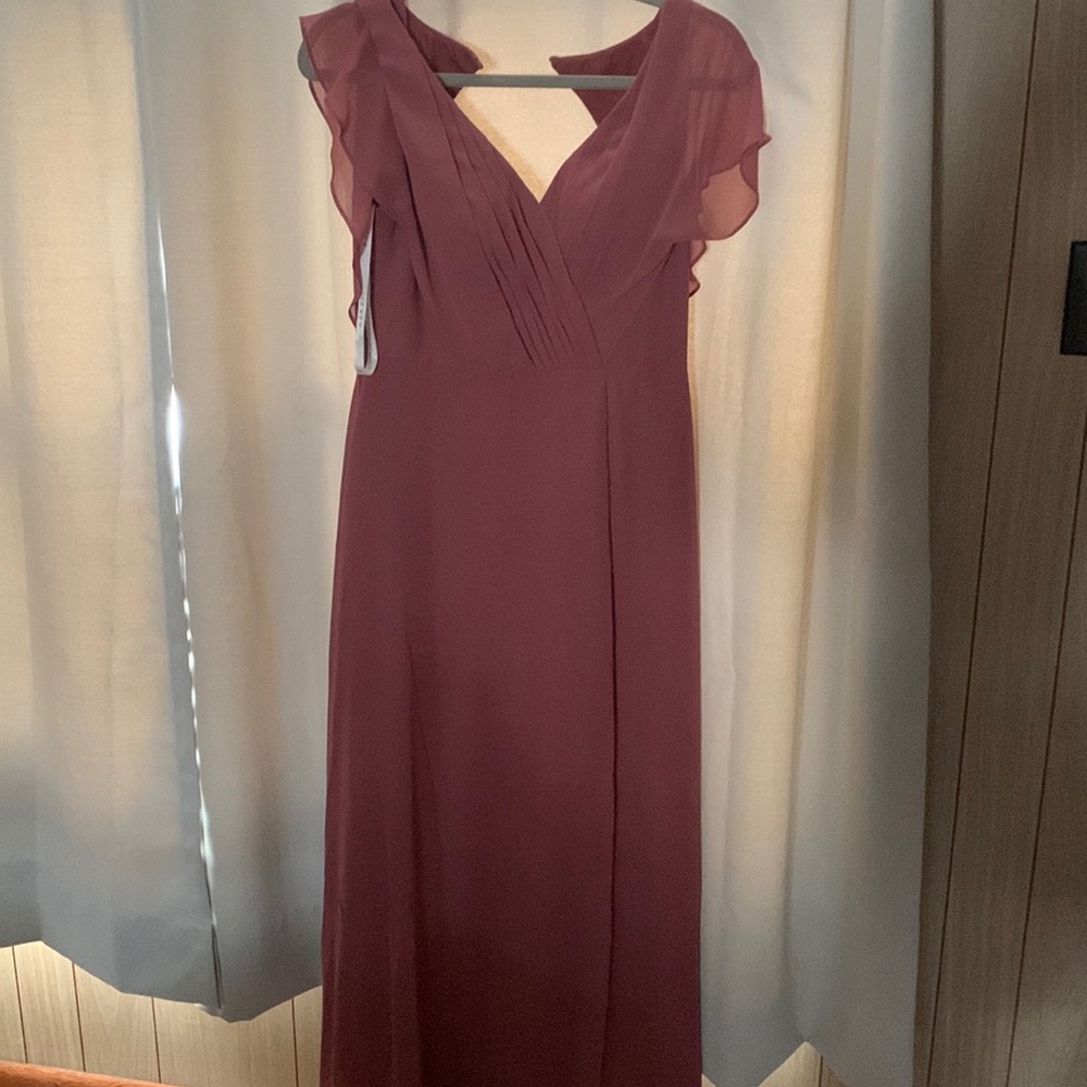 Azazie dusty rose dress size C
